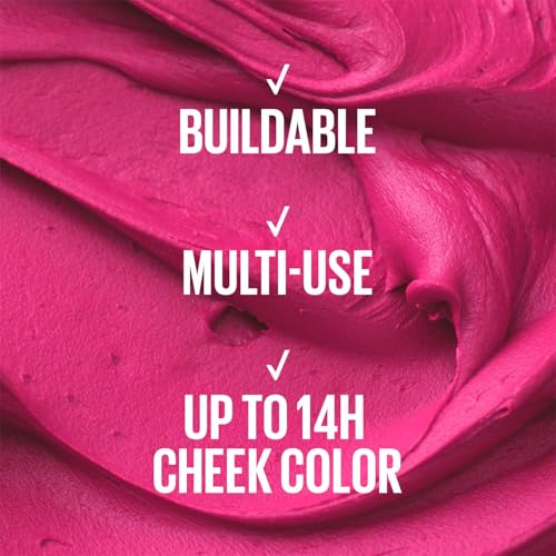 Image of Maybelline Cloudtopia Cheek & Lip Mousse Blush | Lightweight, Pigmented Mousse in Coral Illusion, 5g