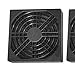 uxcell 2 Pack Fan Dust Filter Guard Grill Cover Black Plastic Computer Mesh for 80mm PC Case Fan