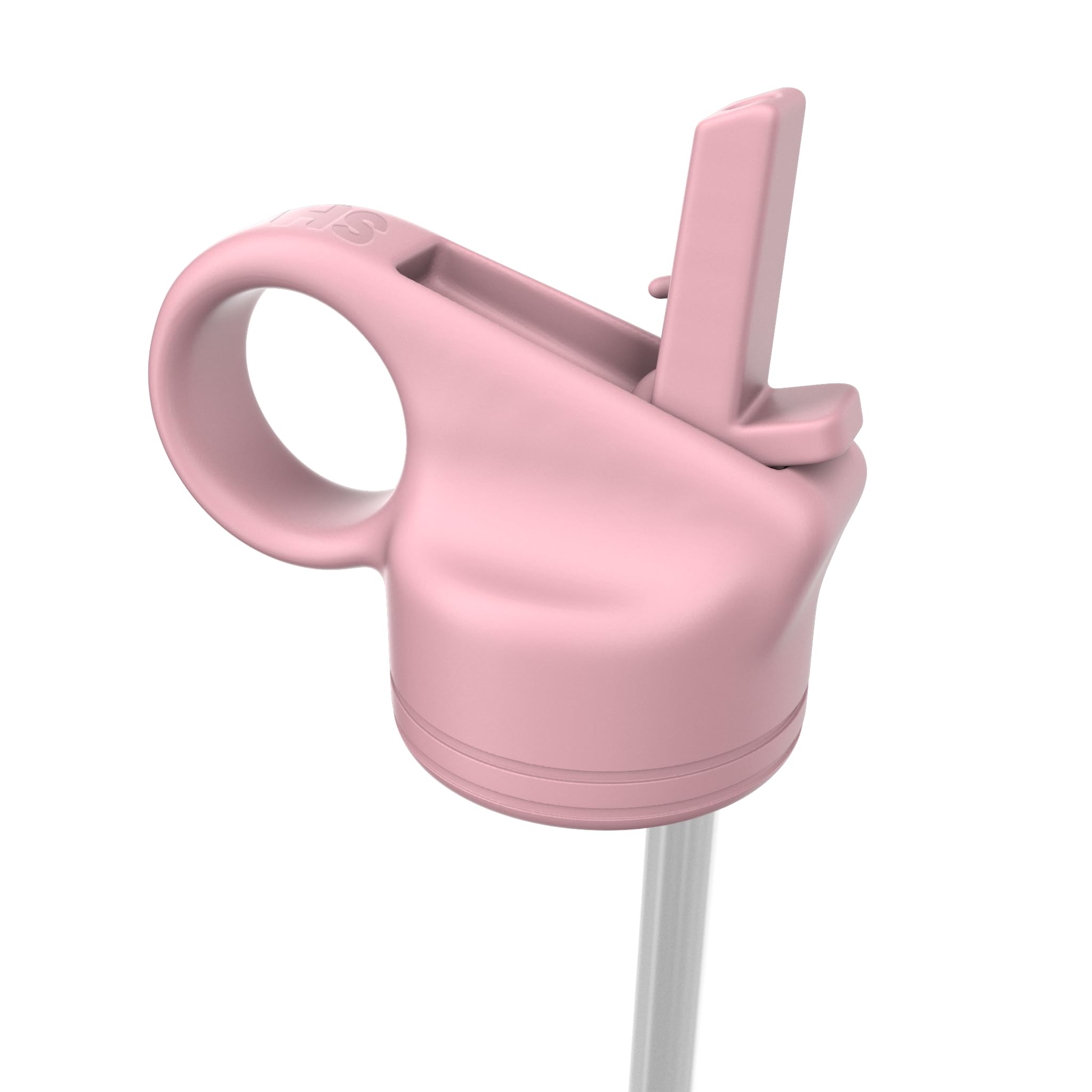 Sho Pastel Pink Reusable Straw Lid For Bottle - Only Fits 750Ml/1000Ml Original 2.0 - Bpa Free (, 750/1L)