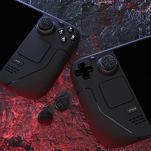 Image of PERFECTSIGHT Thumb Grip Caps for Switch 2 2025 / Steam Deck PS5 /PS4 /Xbox One /360 /NS Pro Controller, Anti-Slip Thumbsticks Joystick Caps Analog Stick Button Cover with Joystick Protectors, Geometry