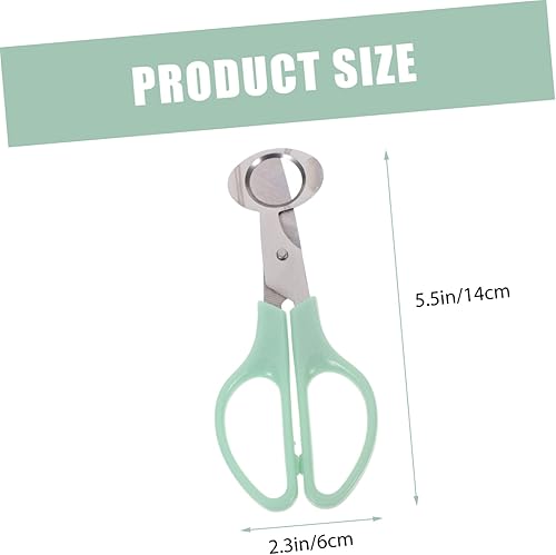 Miniatura 7 de Tijeras de cocina de acero inoxidable Abridor de huevos de acero inoxidable Herramienta removedor de cáscara de huevo, cortador de huevos de