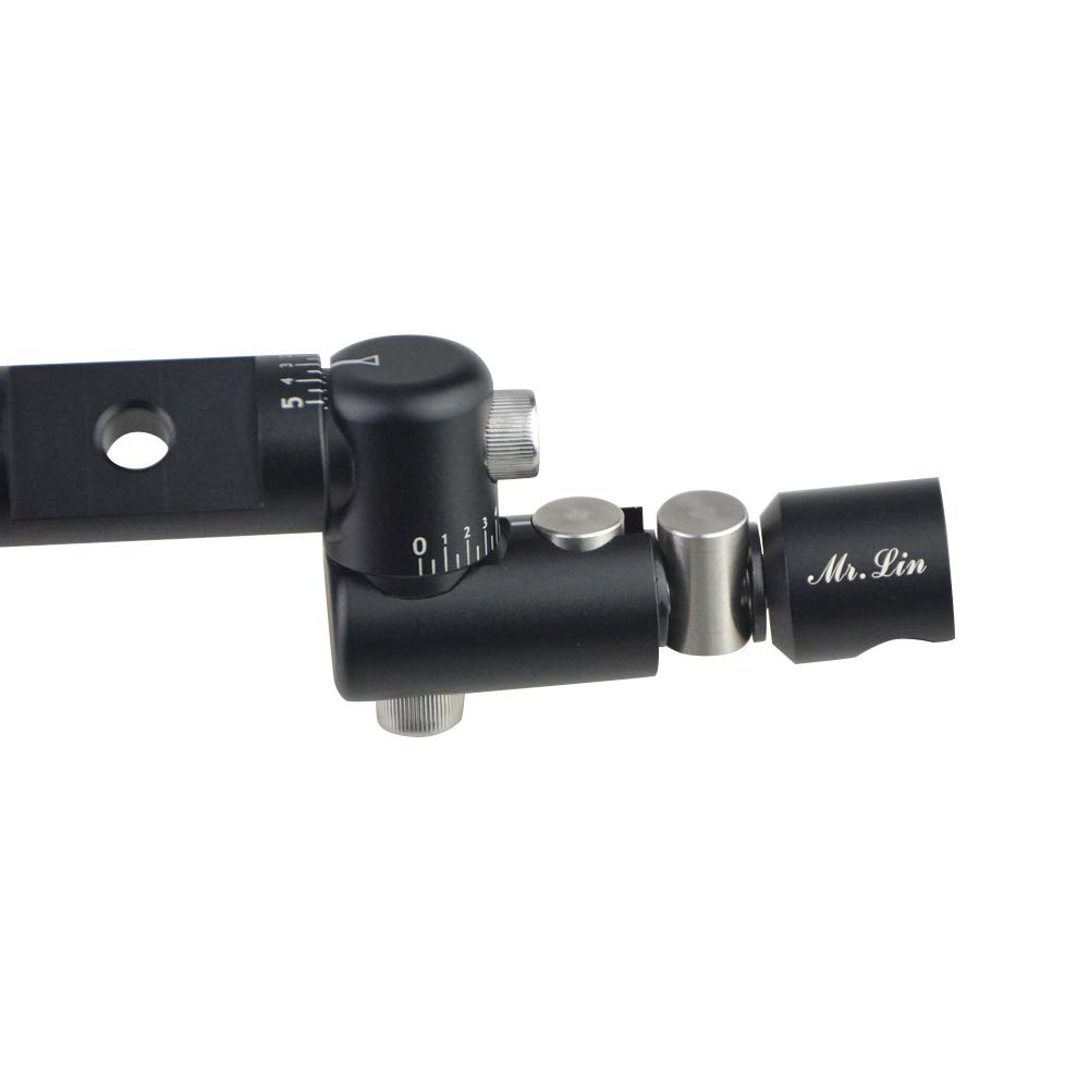 SHARROW Tiro con L'Arco V-Bar Barra di Equilibrio V-Barra a Doppio Lato Stabilizzatore di Prua Tiro con L'Arco V-Bar Doppio Lato Completamente Regolabile