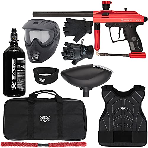 Image of Action Village Kingman Spyder Xtra Level 1 Protector Paintball Gun Package Kit