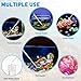 Depeew 50ml Aquarium Coral Fish Feeder, 27.7IN Extra Long Turkey Baster for Aquarium Siphon for Fish Tank Water Changer, Aquarium Cleaning Tools, Blue