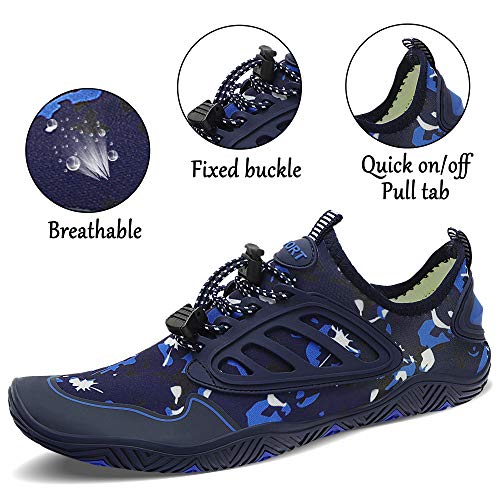 Mens Womens Water Shoes Barefoot Beach Pool Shoes Quick-Dry Aqua Yoga Socks For Surf Swim Water Sport #TOP2