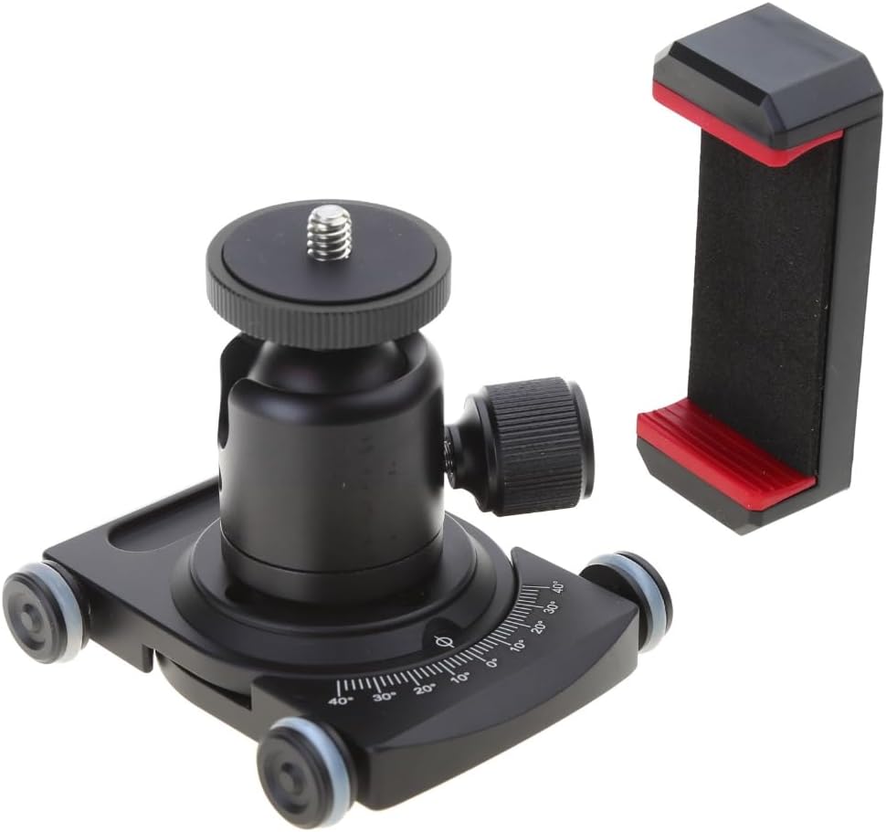 4 Wheeled Tabletop Dolly Manual Skater with 360° Panorama for Mirrorless Camera