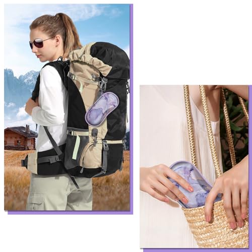 Image of FINTIE Sunglasses Case, Hard EVA Shell Shockproof Sport Glasses Case with Metal Carabiner Travel Zipper Eyeglasses Holder