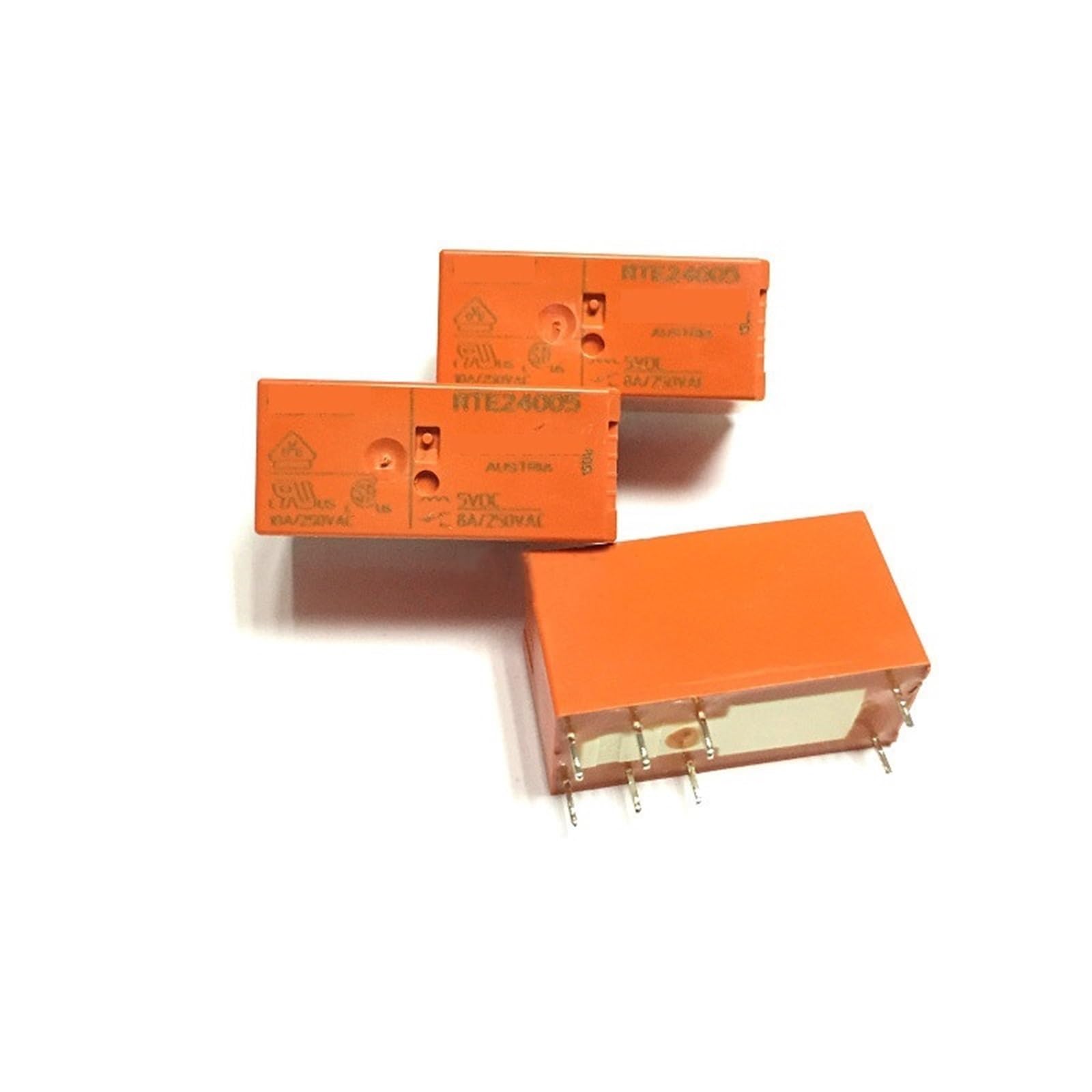 GJZIFGFWQ 5PCS/LOT Relay RTE24005 RTE24012 RTE24024 RTE24730 5VDC 12VDC 24VDC AC230V 8A 8PIN(RTE24024)