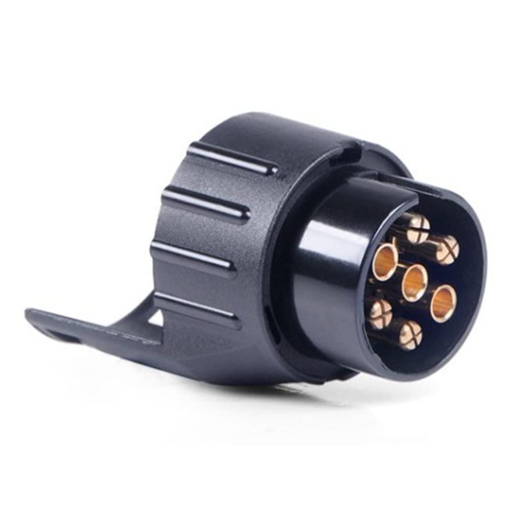 7 Pin Trailer Connector Trailer Adapter 7 Pin to 13 Pin Trailer Adapter Electrical Plug Connector for Fulenyi Light Socket Wire Harness Converter Adapter