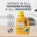 ARM & HAMMER Liquid Laundry Detergent, Clean Burst Fresh, 105 fl oz, 105 Loads, HE Liquid Laundry Detergent