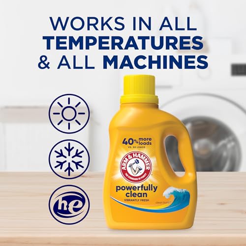 Image of ARM & HAMMER Clean Burst, 105 Loads Liquid Laundry Detergent, 105 fl oz