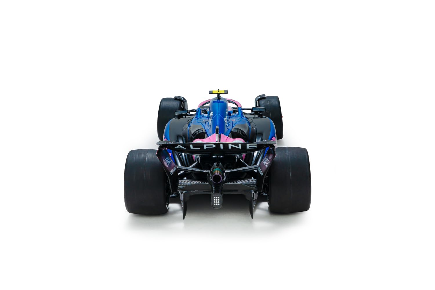 Solido Alpine A525#7 GP China 2025 1:18 - Die-Cast Fórmula 1 Modelo Coche Conductor J. Doohan Azul Coleccionista Caja Ventana con Base de Plástico