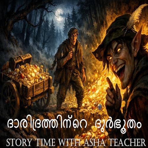 477 - ദാരിദ്രത്തിന്റെ ദുർഭൂതം - A Malayalam Story Podcast Por  arte de portada