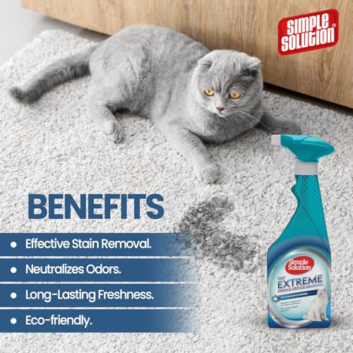 Image of Simple Solution Extreme Stain and Odour Remover for Cats, 500 ml