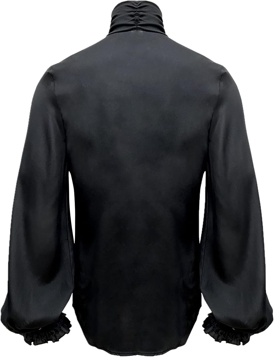 Apocrypha Mens Pirate Shirt Vampire Renaissance Victorian Medieval Gothic Shirt - Image 2