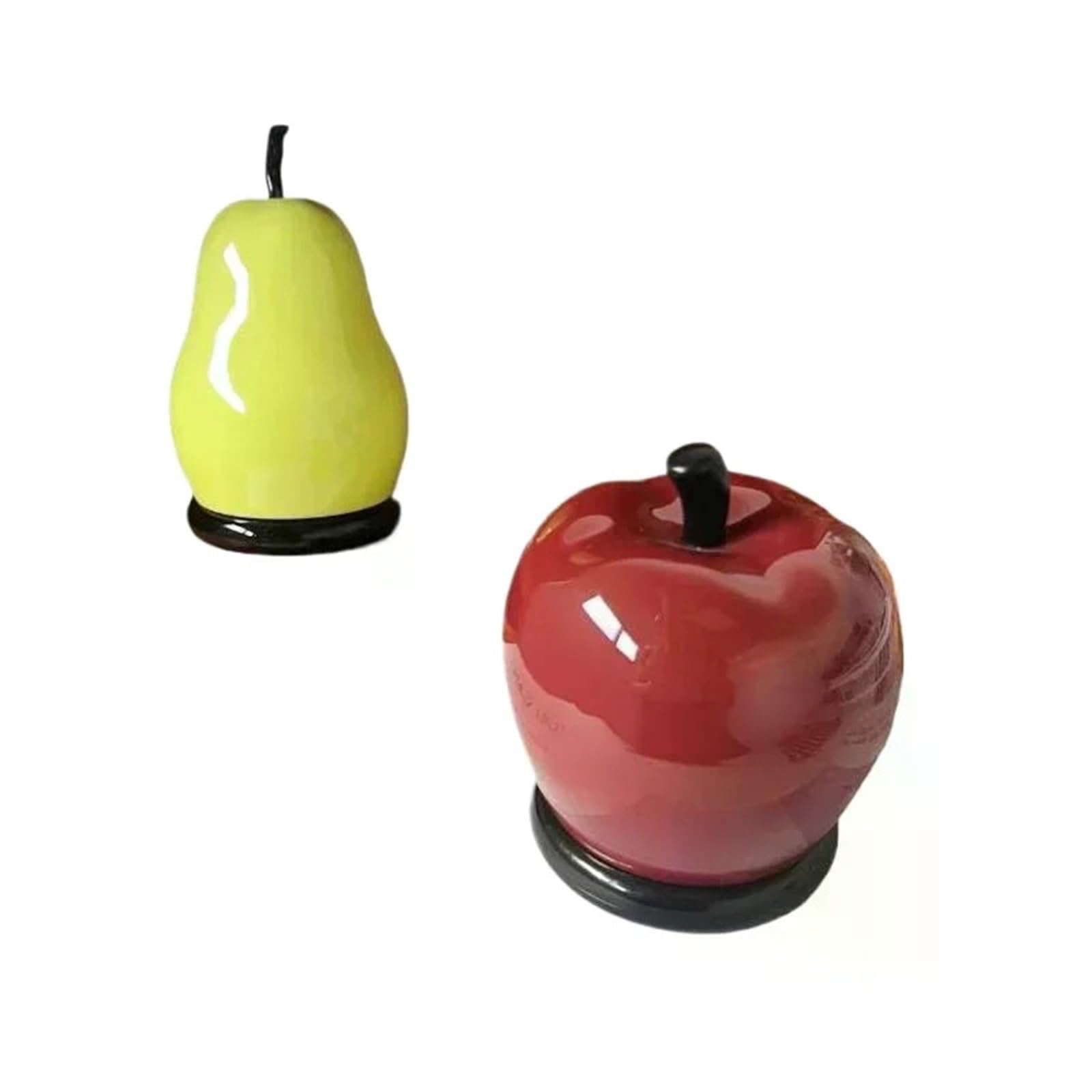 PSNKLMM 1pc Cute Pear Design Toothpick Box Luxury Home Cotton Swab Dental Floss Storage Creative Container Modern(Red)