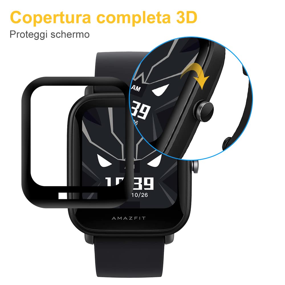 HD Vetro Morbido Per Amazf Bip S Le BIP U Pro Bip 3 Protezione Dello Schermo Della Copertura Completa Per Xiaomi Amazf GTS 4 Mini GTR 2E 2 3 4 POP - Foto 5