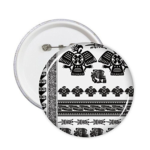 Badge Pharaon Égypte ancienne silhouette ronde déco vêtement XL 5Pcs