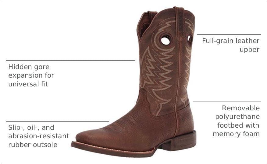 Image of Durango Coffee & Cactus Pull-On Western Boot