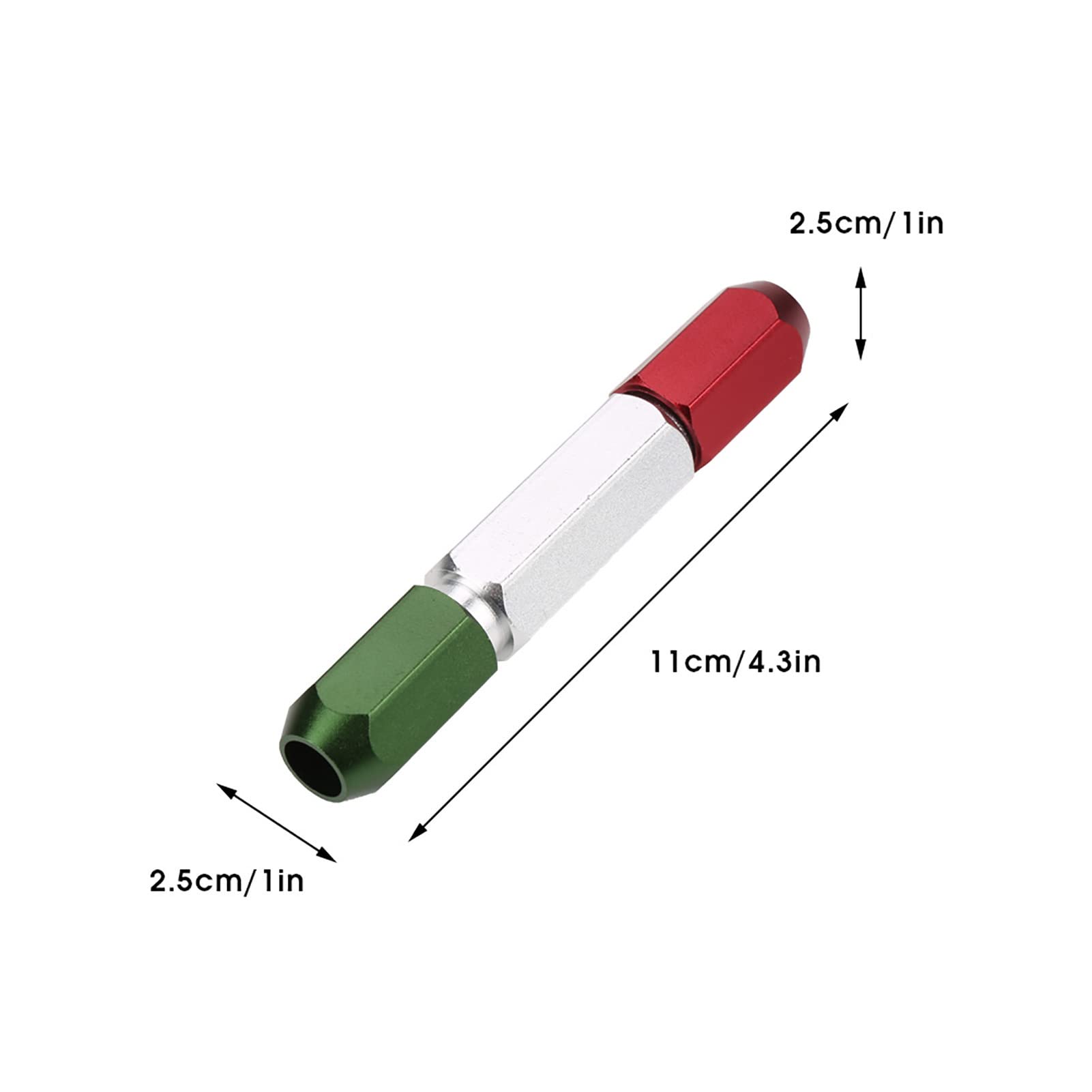 Poignée de la goupille d'alliage en aluminium Très durable pour divers types de jauge 0,3 à 16 mm (10-11 mm)