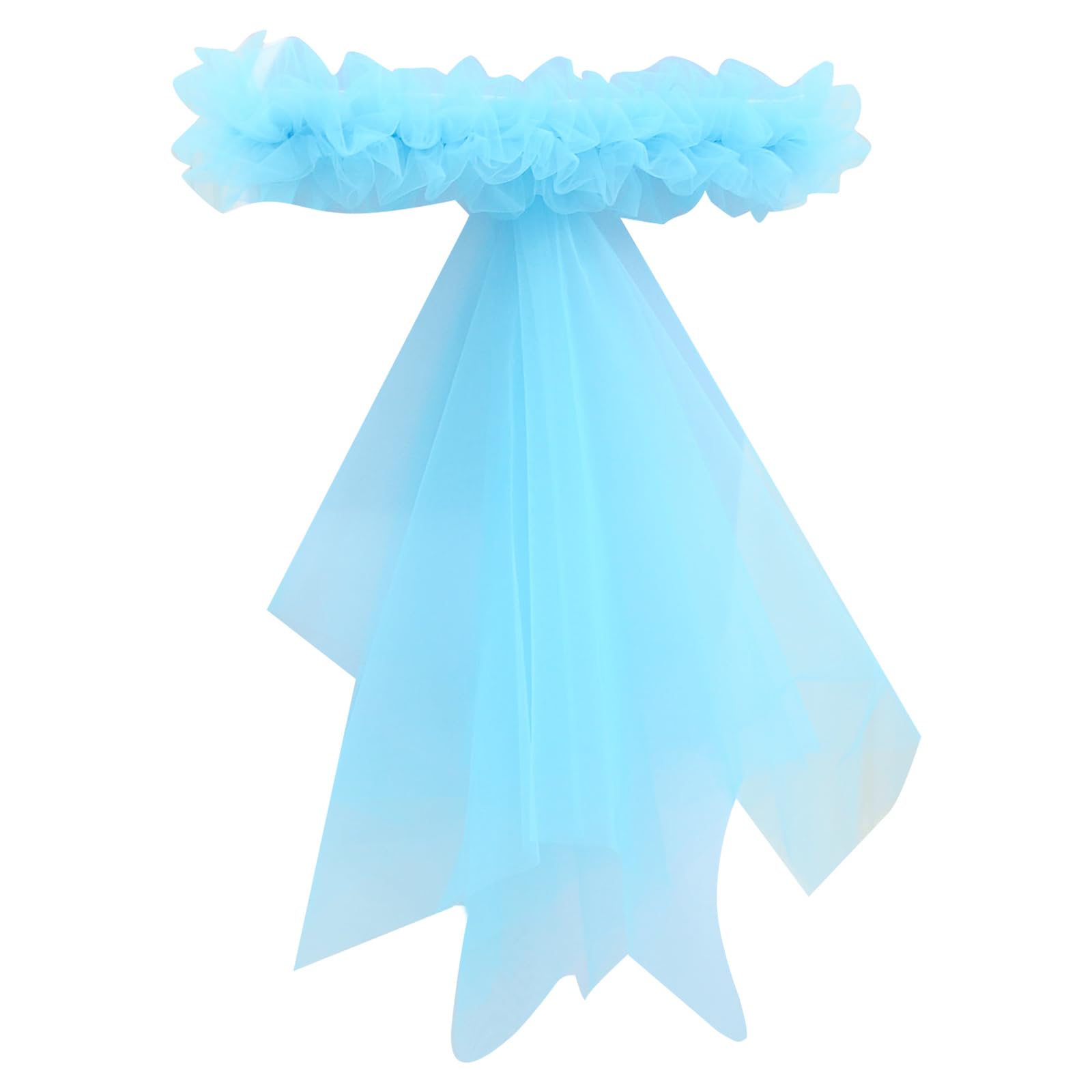 Woedpez Organza Chair Ties Sashes for Weddings Celebrations and Family Gatherings in Optional Color Sash 1PC Anniversary Decoration