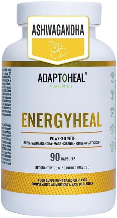 Adaptoheal Energyheal - Adaptogenos para Energía, Concentración y...