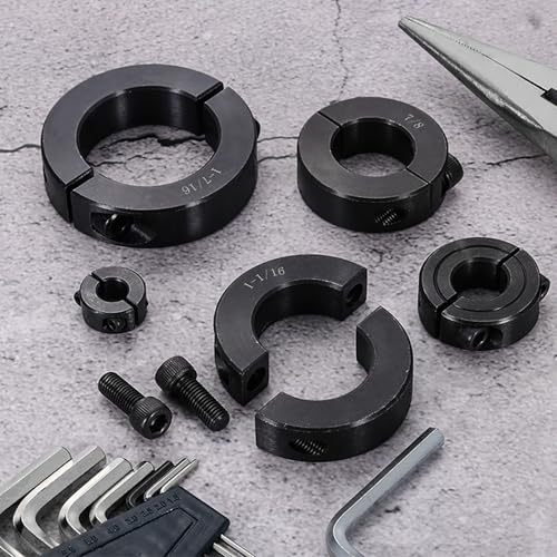 Collier de serrage 28mm acier oxyde noir usinage haute précision