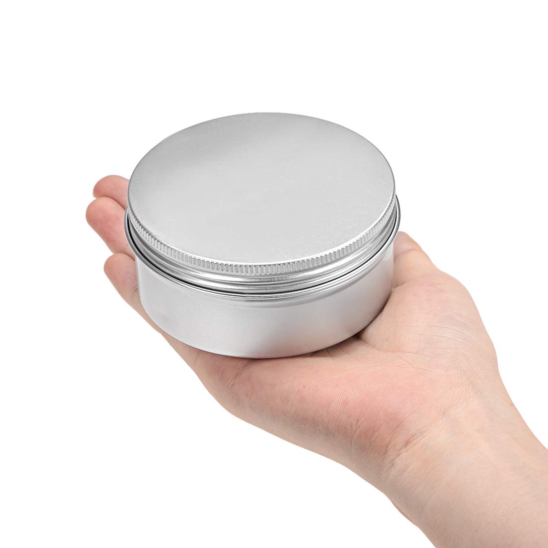 Amazon.co.jp: uxcell 丸型アルミ缶錫スクリュートップ 金属
