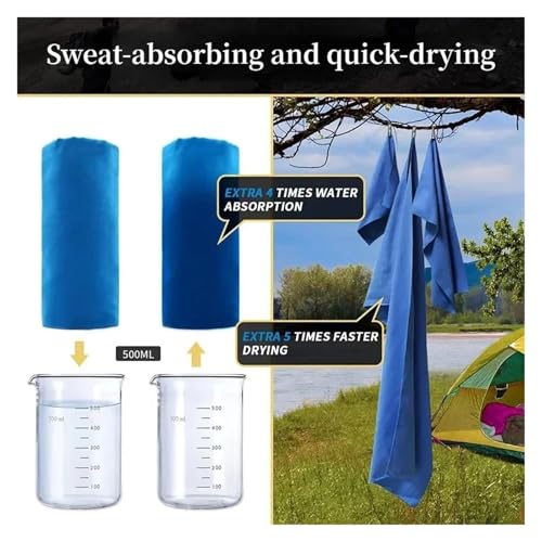 Serviette de sport absorbante en microfibre portable et légère - 5