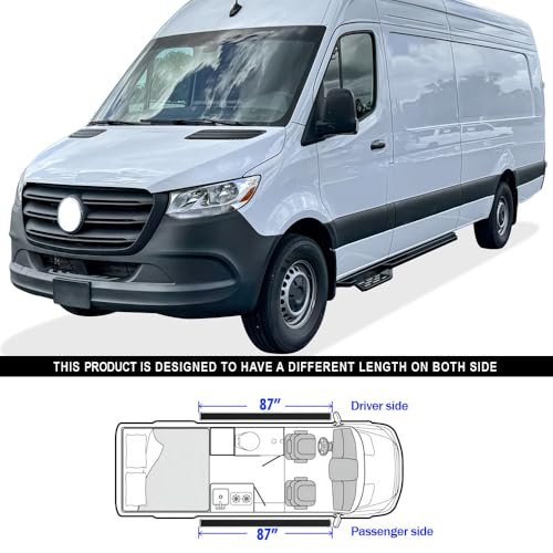 Estribos laterales para Van Dodge y Mercedes Sprinter miniatura 6