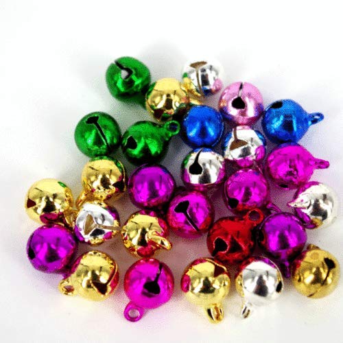 EliteKoopers 6mm Jingle Bell Beads For Xmas Craft Christmas Charms Jewellery Decor Item, Mixed - Image 4