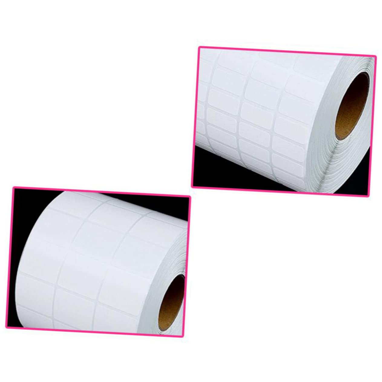 VILLFUL 2000 Pcs Thermal Labels Adhesive Stickers Labels Stickers Tags Stickers Thermal Printer Stickers Self Adhesive Office Labels Round Stickers File Folder Labels White