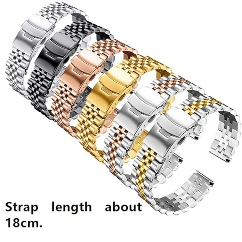 Montre en acier inoxydable haut de gamme avec boucle déployante fluide