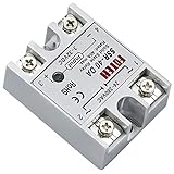 Halbleiterrelais Einphasen-Halbleiterrelais Eingang 3-32V DC Halbleiterrelais SSR-40DA 40A für Verpackungsmaschinen CNC-Werkzeugmaschinen