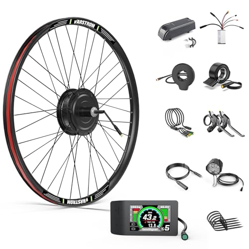 Bafang Motore Ruota Posteriore 500W/750W 48V per Kit Conversione Bici Elettrica con Batteria Opzionale e Display, Versione a Cassetta Ebike Kit - Motore a Ruota da 20' 26' 27,5' 29' con OLD 135-142 MM