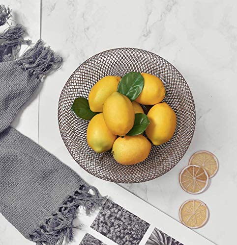 Cq Acrylic Fruit Basket For Kitchen,Fruit Basket With Banana Hanger,Fruit And Vegetable Storage Holder For Kitchen Countertop,Golden #TOP3