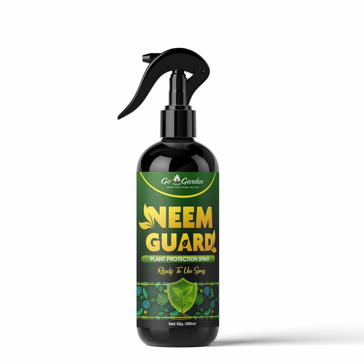 Go Garden Plant Guard Natural Neem Oil Spray (500 ml) | Ready-to-Use Organic Plant Spray | Controls Mealybugs, Fungus & Insects | Cold-Pressed Neem Oil for Indoor & Outdoor Plants-picture-30