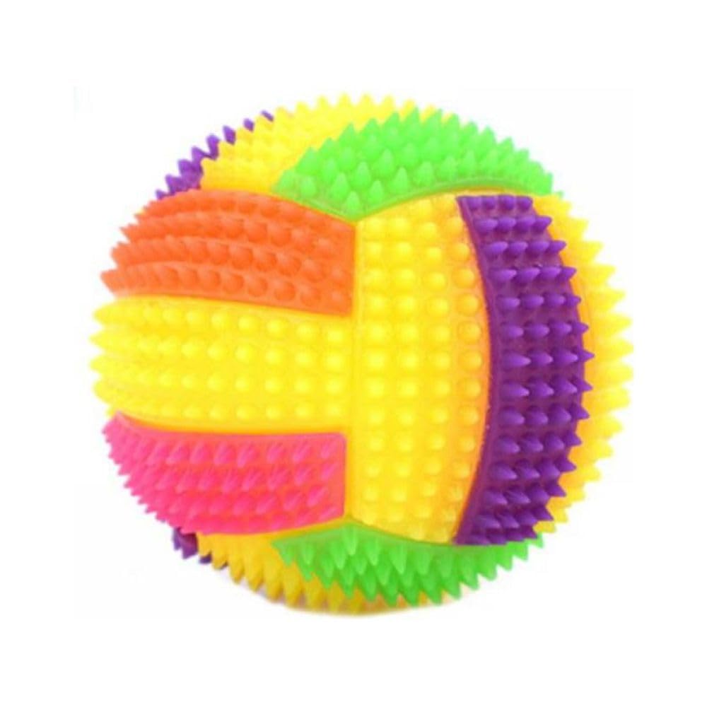 Flashing Football Shape LED Light Sound Bouncy Ball Funny Kids Pet Dog Toy Interactive Dog Toy Xmas Gifts