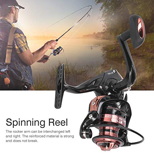 idalinya Angelrolle, Ultra Smooth Robustes Angelrad, korrosionsbeständiger Edelstahl für das Fischerfischen – Bild 6