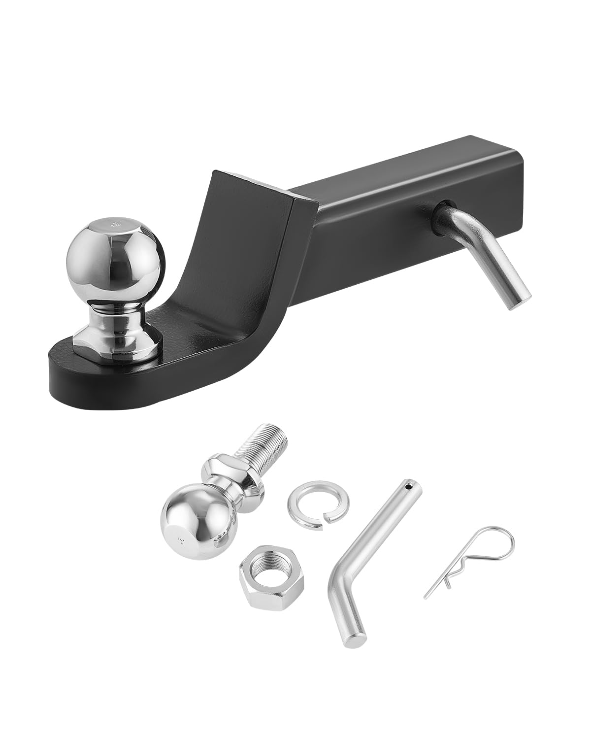 VEVOR Gancio Di Traino, Per Ricevitore 50 Mm, Attacco A Sfera Per - Foto 9