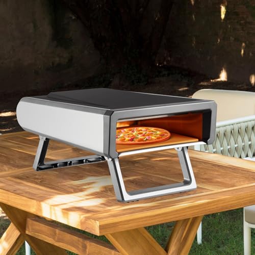 12-Inch Outdoor Pizza Cooking Platform, Requires External Heat Source (Gas