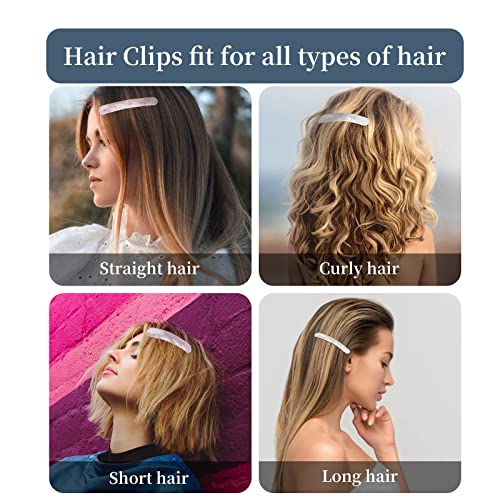 3Pcs Hair Barrette For Women, French Hair Barrette Tortoise Shell Automatic Hair Clips For Thick Medium Volume Hair,Girls Women Hair Pin Retro Hair Clasp (Sakura Pink,Ivory,Lavender) #TOP5