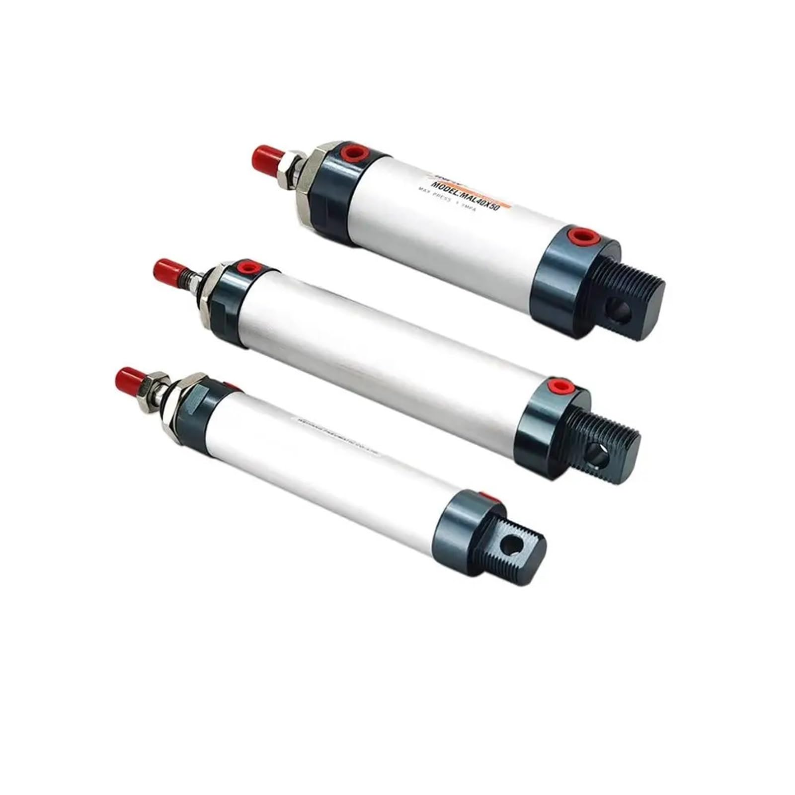 RCGKNNMUZ Mini Pneumatic Cylinder 32mm Bore 25-400mm Stroke Double Acting Air 1Pcs(400mm Stroke)