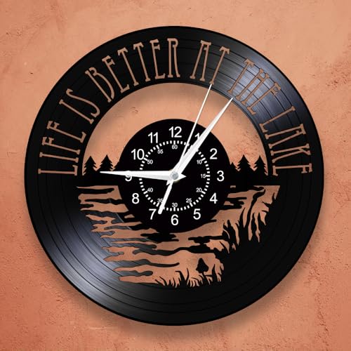 Reloj de pared analógico moderno redondo de 12 pulgadas