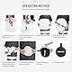 NEEWER 40cm Fotostudio Aufnahmezelt, verbessertes faltenfreies Nylon, verbesserte Lichtweichung und Streuung, Faltbare Fotobox mit 4 Hintergründen (Rot/Blau/Schwarz/Weiß) für Produktfotografie,STL-40