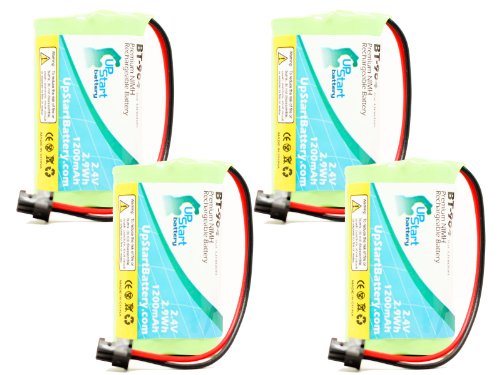 4X Pack - AT&T 17 Battery - Replacement for AT&T Cordless Phone Battery (1200mAh, 2.4V, NI-MH)