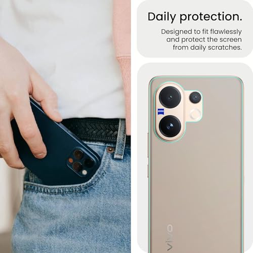Image of ArmourPro Matte Back Screen Protector for Vivo V60, Premium Ultra Thin TPU Back Membrane Guard, Anti-Glare, Bubble-Free, Edge to Edge Coverage, Fingerprint Friendly | 1 Pack