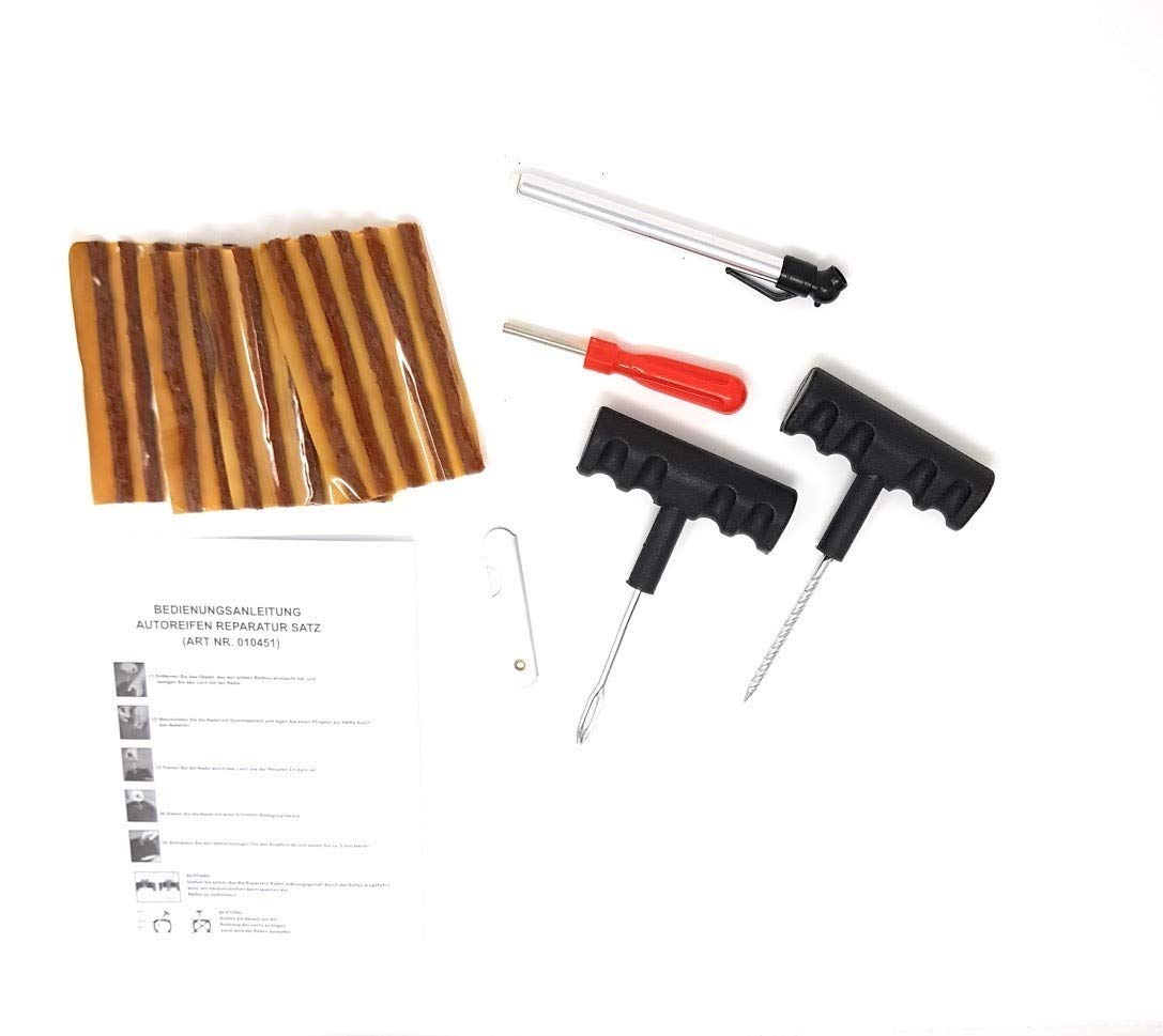Bandenreparatieset auto pechset reparatieset voor motorfiets, auto, vrachtwagen, reparatieset Bandenreparatieset auto pechset reparatieset voor motorfiets, auto, vrachtwagen, reparatieset