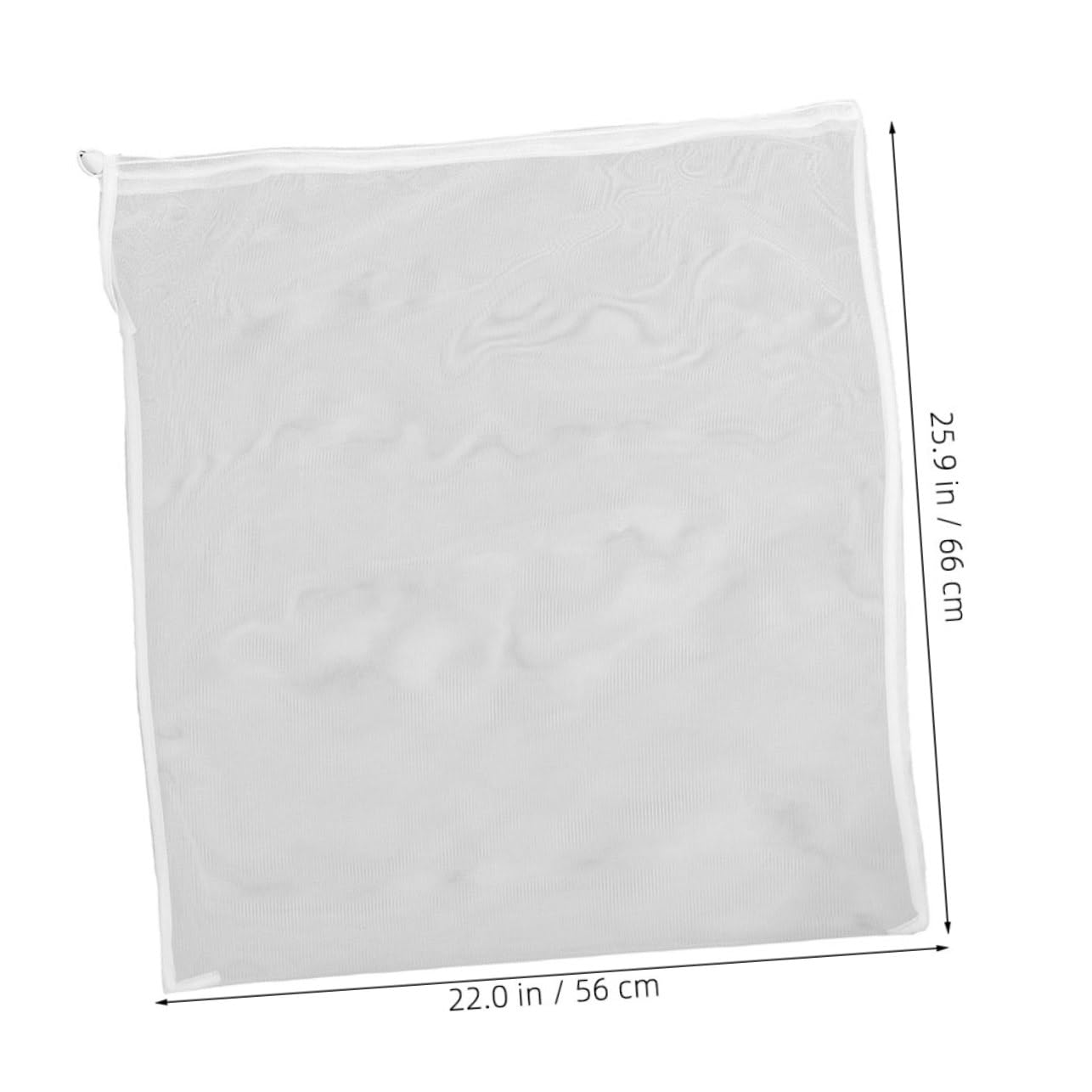 PRETYZOOM Reusable Wine Brewing Filter Bag Drawstring Strainer for Juicing Cooking Multi Purpose Mesh Design for Bulk Wine Making Easy to Clean Burr