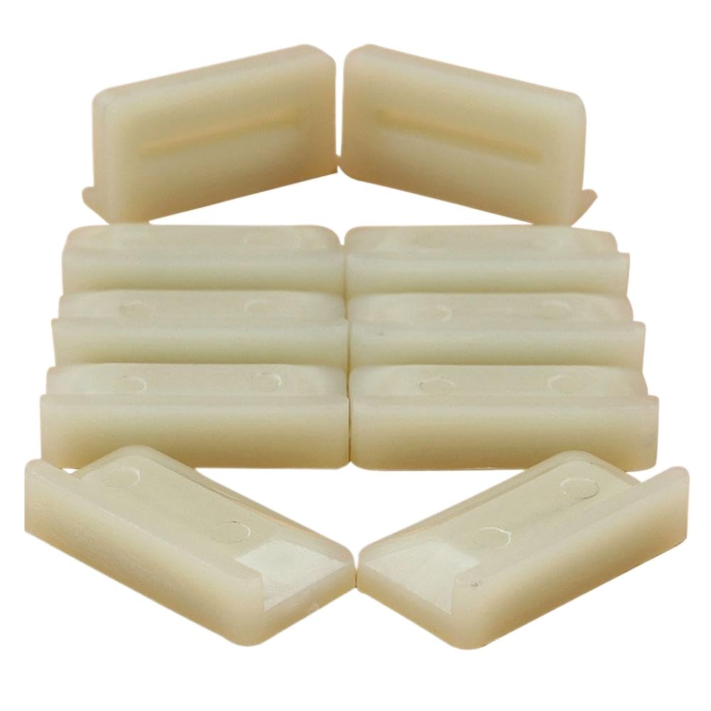 Rxhdumkkxs 20Pcs Chain Guide Bumper Strip Replacement Compatible With 61 66 154 257 262 266 268 272 281 288 362 365 371 372 394 395 570 575 576 Part 501517201(20Pcs)